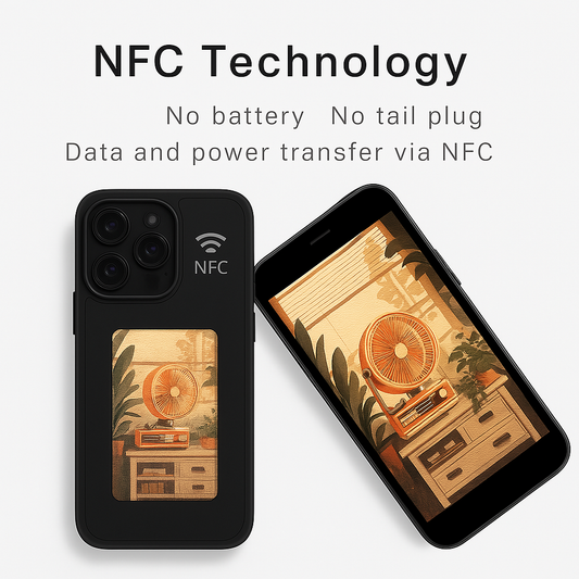 Magic E-Ink Case – Personalized Display Without Charging